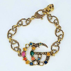 🚫SOLD🚫Brand New Authentic Women’s Gucci Marmont Crystal Bracelet With Box